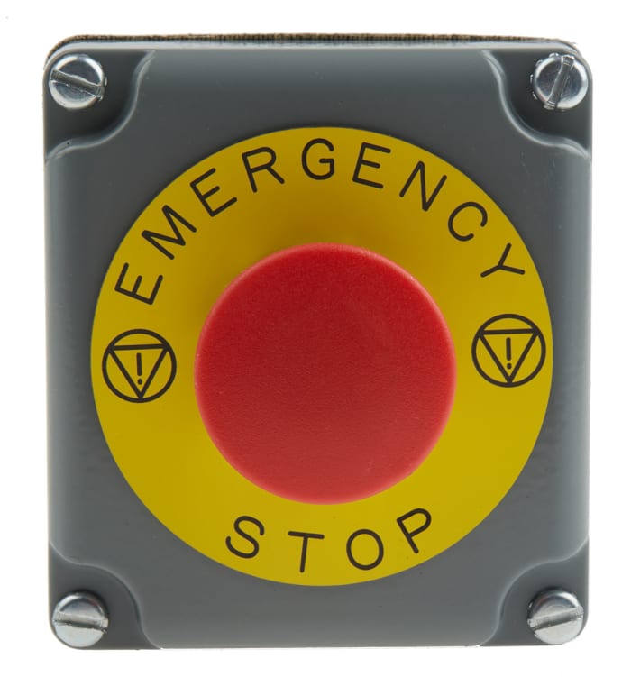 Schneider Electric Harmony 9001K Series Pull Release Emergency Stop Push Button, Surface Mount, 1NC, IP66
