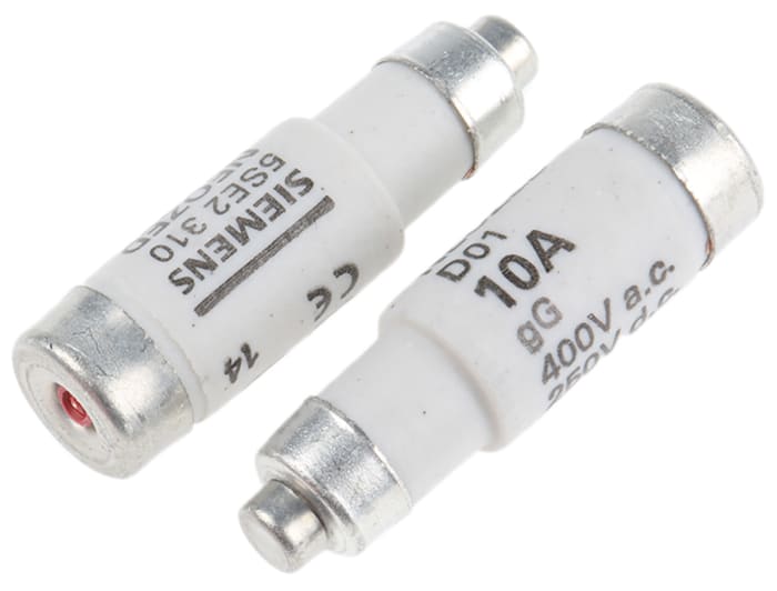 5SE2310 Siemens | Siemens 10A, 400V ac D01 Neozed Fuse | 622-1051 | RS