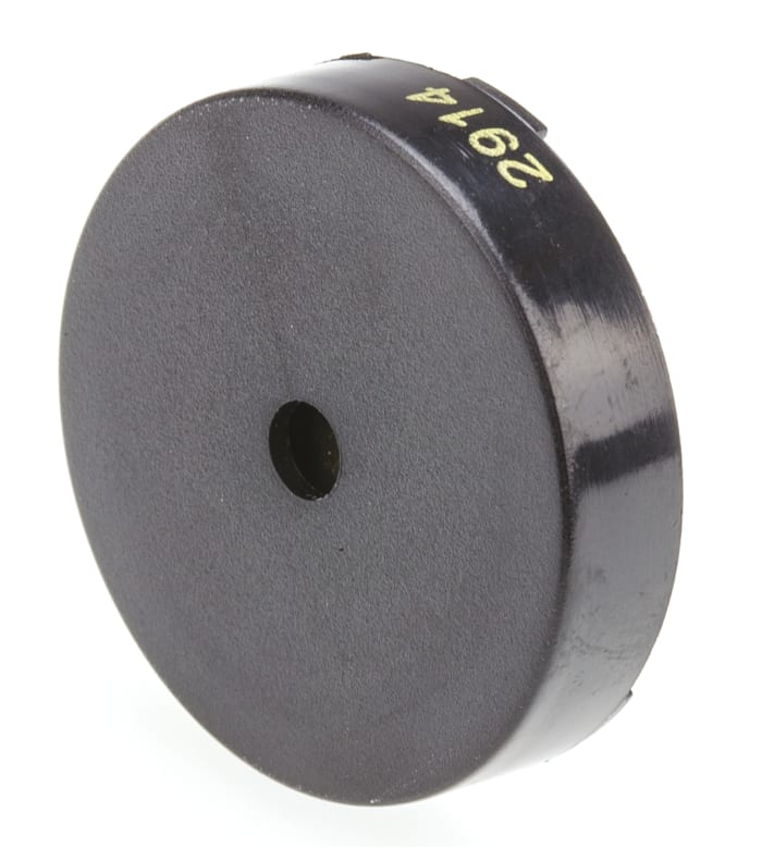 Buzzer piézo RS PRO 90dB Continu, 30V c.a. max, Traversant