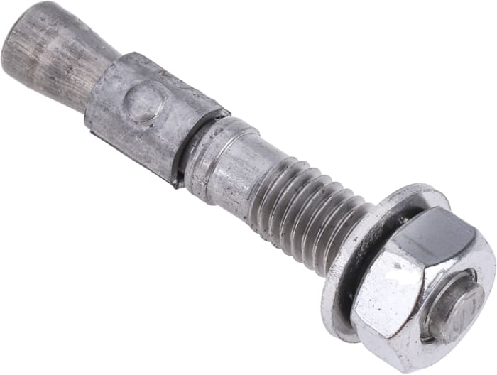 Anclaje metálico con tornillo RS PRO Acero Inoxidable M8, diámetro del orificio 8mm 50mm de largo