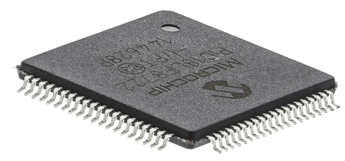Microchip, 8bit PIC, PIC18F Microcontroller, 40MHz, 1.024 kB, 128 kB Flash, 80-Pin TQFP