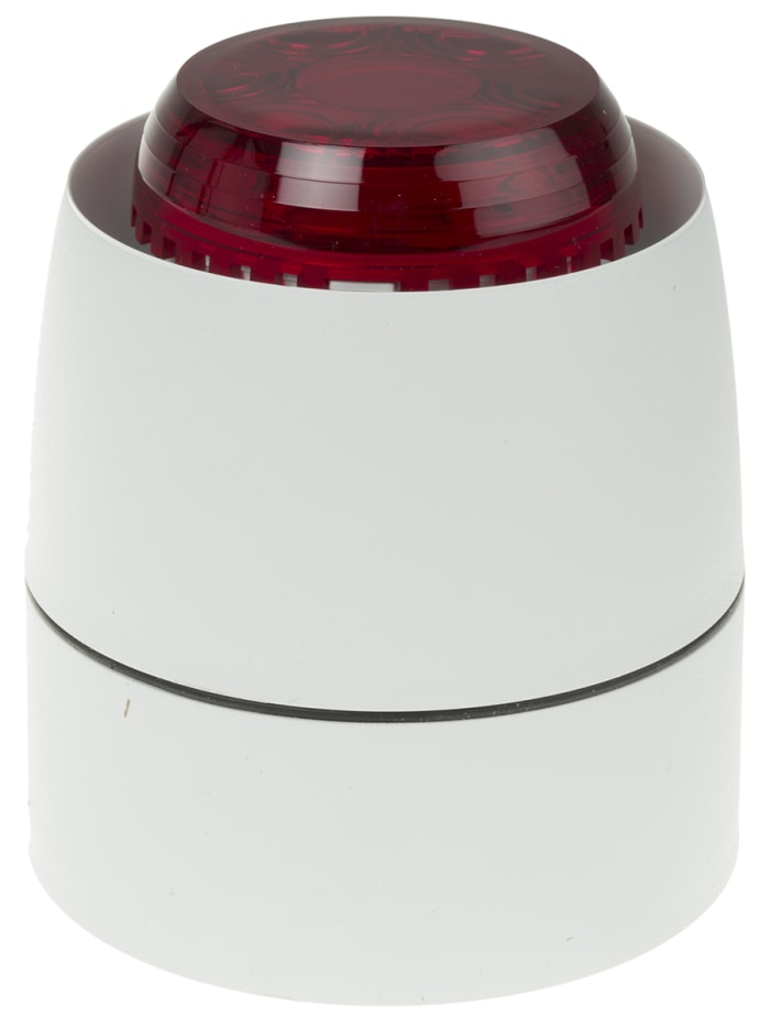 Cranford Controls Combi 32 Series Red Sounder Beacon, 18 → 35 V dc, Wall Mount, 93dB at 1 Metre