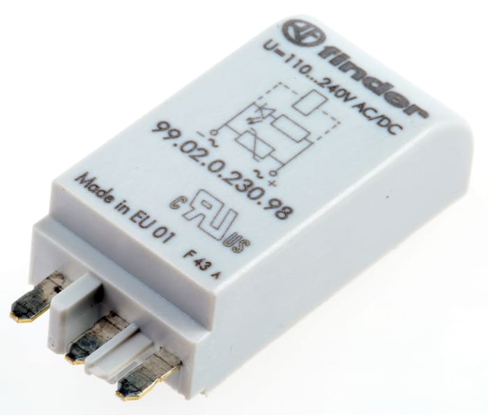 Finder Pluggable Function Module, LED Varistor