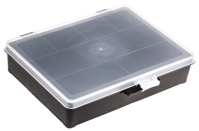Boite compartimentée Raaco, 7 Compartiments, Plastique, 40mm x 179mm x 151mm