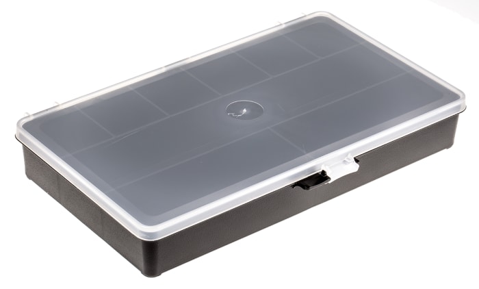 Boite compartimentée Raaco, 9 Compartiments, Plastique, 41mm x 271mm x 173mm