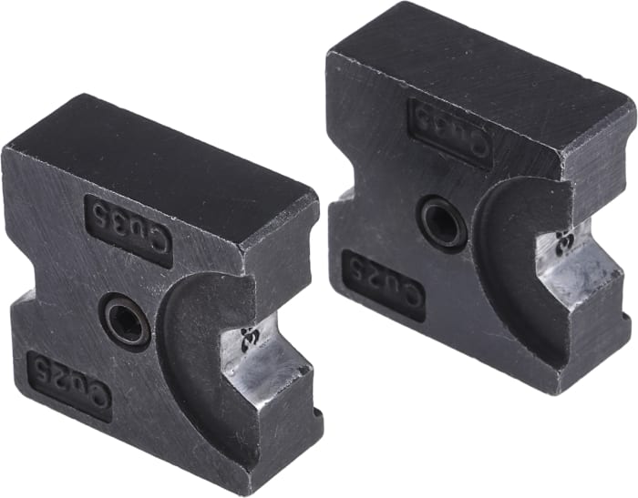 RS PRO Crimping Die Set, Tubular Cable Lug, Wire size 25mm²
