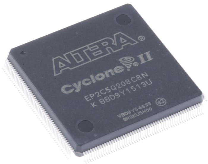 Altera FPGA EP2C5Q208C8N, Cyclone II 4608 Cells, 4608 Blocks, 208-Pin PQFP