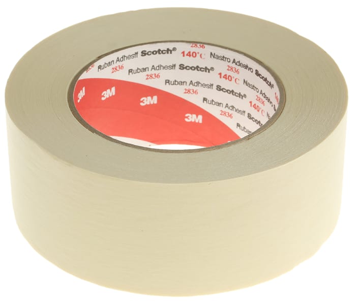 3M 3M 2836 Beige Masking Tape 50mm x 50m