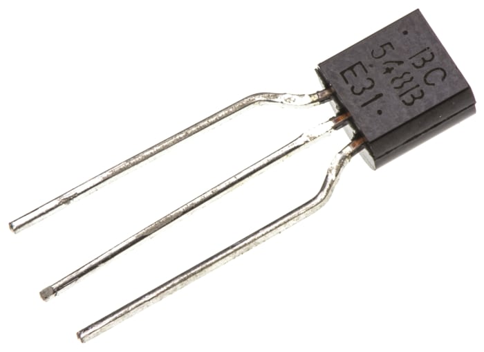 onsemi BC548BG NPN Bipolar Transistor, 100 mA, 30 V, 3-Pin TO-92