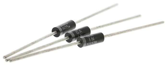 onsemi, 4.7V Zener Diode 5% 5 W Through Hole 2-Pin DO-15