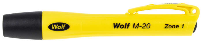 Wolf Safety ATEX Xenon Pen Torch Yellow 15 lm, 145 mm