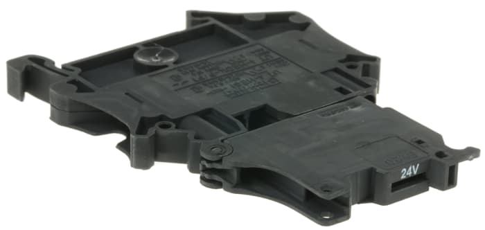 Phoenix Contact 3046090 UT Series Black, 0.14 → 4mm², Single-Level, Screw Termination, Fused, ATEX