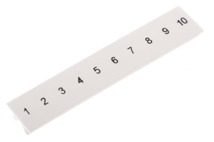 Phoenix Contact ZB5.LGS :01 -10 Series Marker Strip for Use with DIN Rail Terminal Blocks