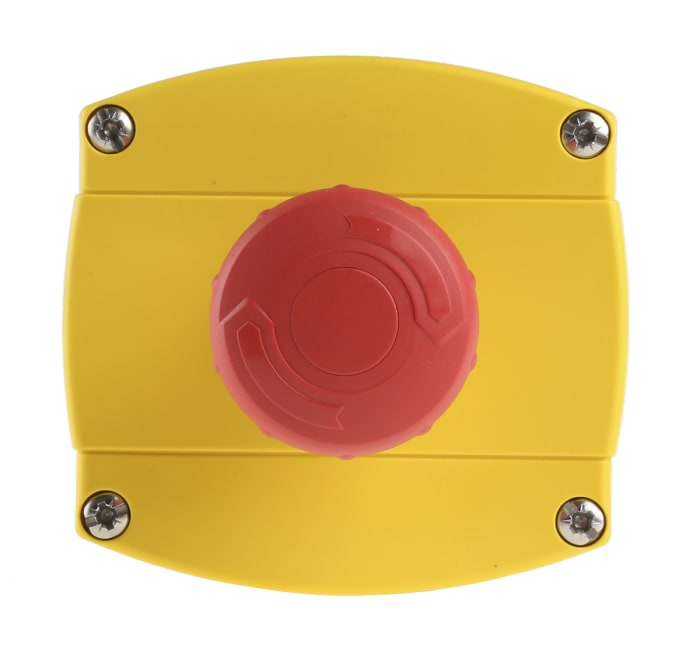 Allen Bradley 800F Series Twist Release Emergency Stop Push Button, Panel Mount, 2NC, IP69K