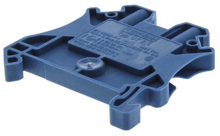 Phoenix Contact 3044089 UT 2.5 BU Series Blue, 0.14 → 4mm², Single-Level, Screw Termination, ATEX