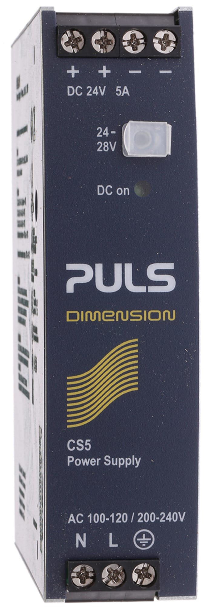 Fuente de alimentación de carril DIN PULS DIMENSION C-Line, 1 salida 24V dc 5A 120W