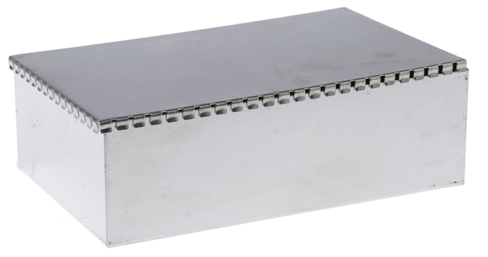 Perancea Tin Plated Steel PCB Enclosure, 50 x 100 x 160mm