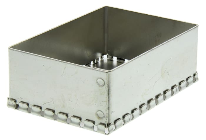 Boitier blindé pour circuit imprimé Perancea PLF en Acier, 12 broches, dim. internes 75 x 50 x 25mm