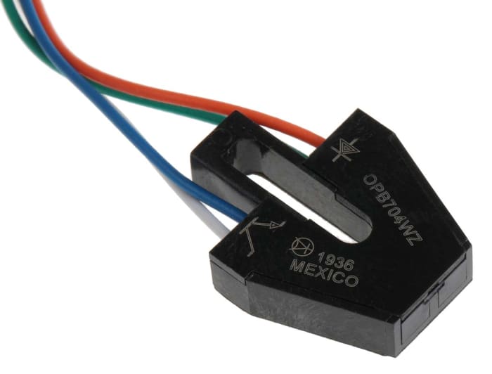 Fotoelektrický snímač 3.8 mm Infračervený Blok 4 kabel, 0.61 m., výstup: NPN Retroreflexní