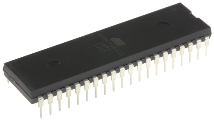 Microchip ATMEGA8515-16PU, 8bit AVR Microcontroller, ATmega, 16MHz, 8 kB, 512 B Flash, 40-Pin PDIP