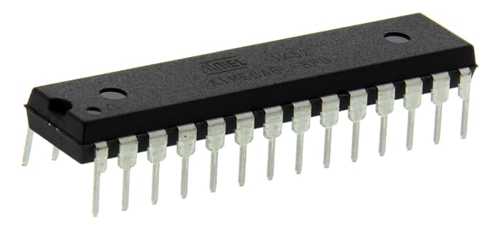 Microchip ATMEGA8L-8PU, 8bit AVR Microcontroller, ATmega, 8MHz, 8 kB, 512 B Flash, 28-Pin PDIP