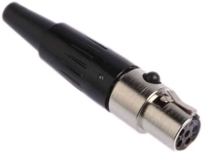 Switchcraft Cable Mount XLR Connector, Female, 125 V ac, 5 Way, Silver Plating