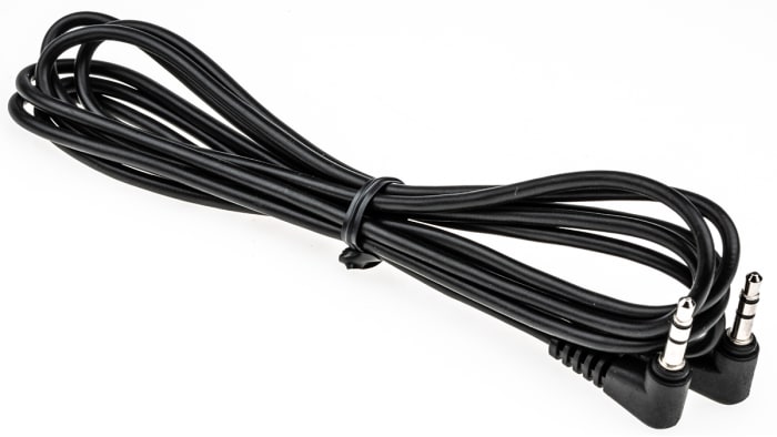Switchcraft 36HR Male 3.5mm Stereo Jack to Male 3.5mm Stereo Jack Aux Cable, Black, 1.8m 36HR07236X