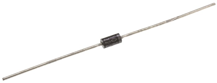 Diodo, 1N4007-E3/54, 1A, 1000V, DO-204AL, 2-Pines 1.1V
