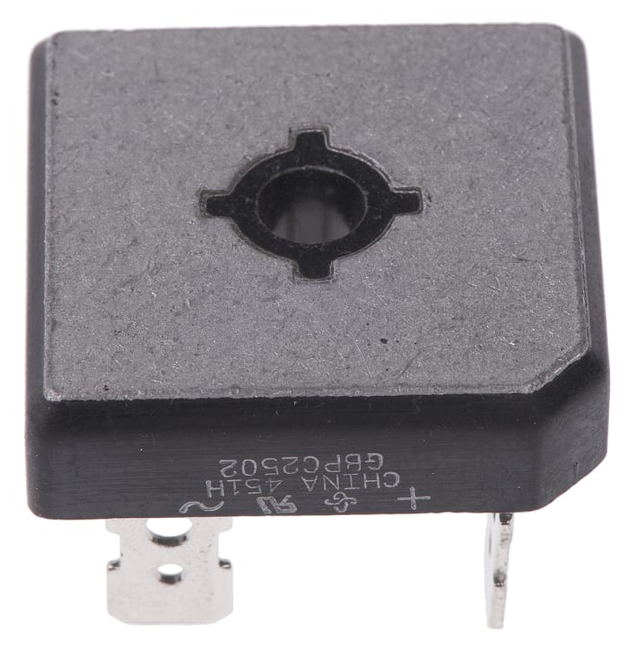 Vishay Bridge Rectifier, 25A, 200V, 4-Pin