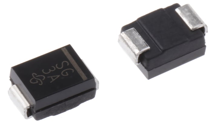 AEC-Q101 Diode Vishay Commutation Simple, 400 V,  2 μs, 1.5 A 2 broches DO-214AA