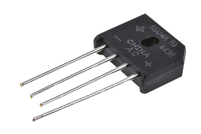 Vishay Bridge Rectifier, 4A, 800V, 4-Pin