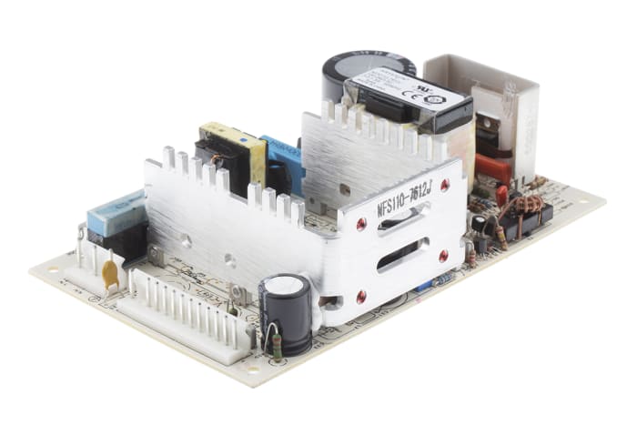 Artesyn Embedded Technologies Embedded Switch Mode Power Supply SMPS, NFS110-7612J, 12V dc, 7A, 80W, 1 Output, 120