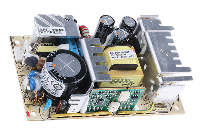 Artesyn Embedded Technologies Switching Power Supply, NLP65-9612GJ, 12V dc, 5.4A, 65W, 1 Output, 85 → 264V ac