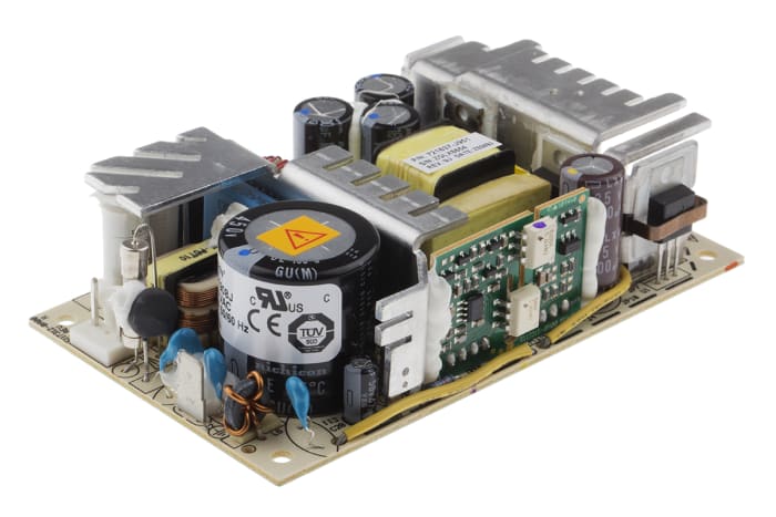 Artesyn Embedded Technologies Switching Power Supply, NLP65-9908J, 5 V dc, ±12 V dc, 2.5 A, 7 A, 500mA, 65W, Triple