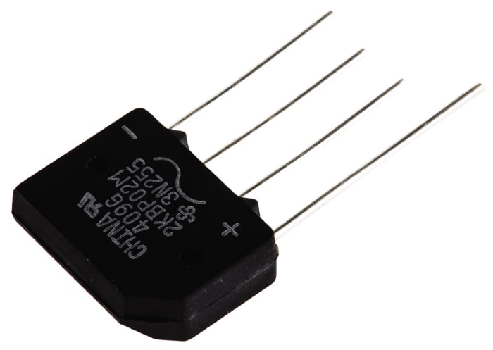 Vishay Bridge Rectifier, 2A, 200V, 4-Pin
