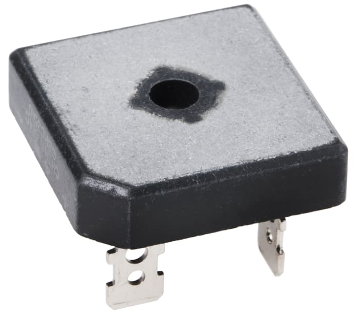 Rectificador en puente, GBPC3510-E4/51, Monofásico, 35A 1000V, GBPC, 4 pines