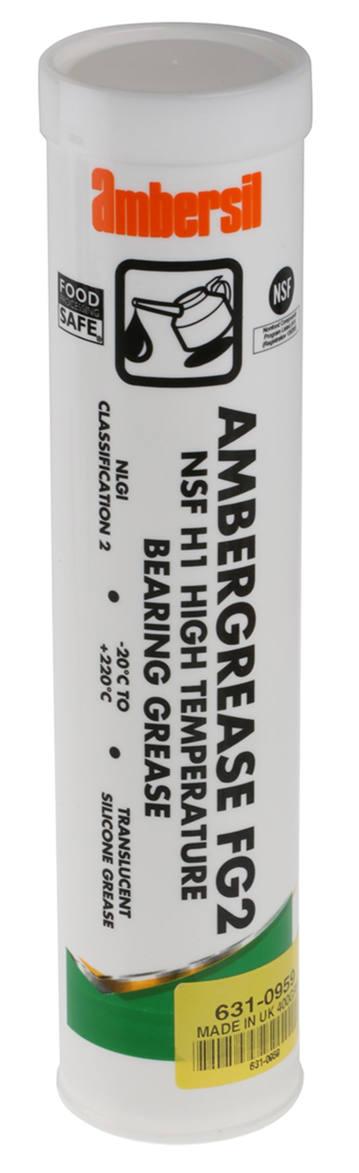 Ambersil Silicone Grease 400 g Ambersil Ambergrease FG2,Food Safe