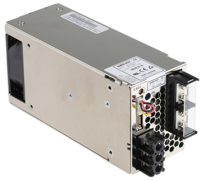 TDK-Lambda Switching Power Supply, HWS300-12, 12V dc, 27A, 324W, 1 Output, 120 → 330 V dc, 85 → 265 V ac