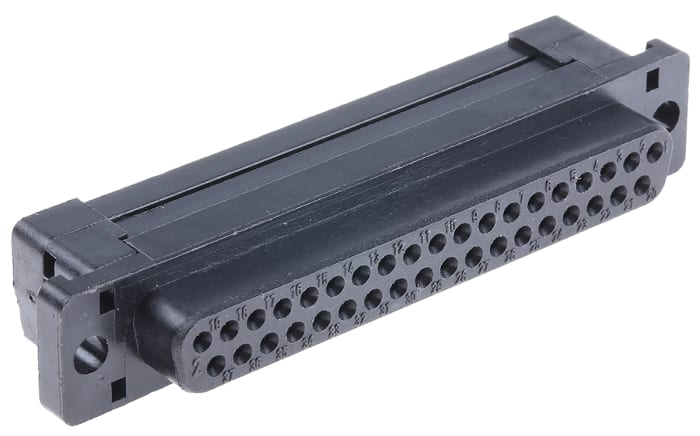 RS PRO 37 Way Cable Mount D-sub Connector Socket, 1.27mm Pitch