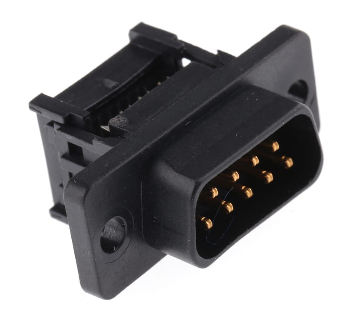 RS PRO 9 Way Cable Mount D-sub Connector Plug, 1.27mm Pitch
