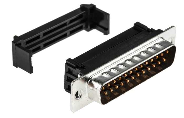RS PRO 25 Way Cable Mount D-sub Connector Plug, 1.27mm Pitch