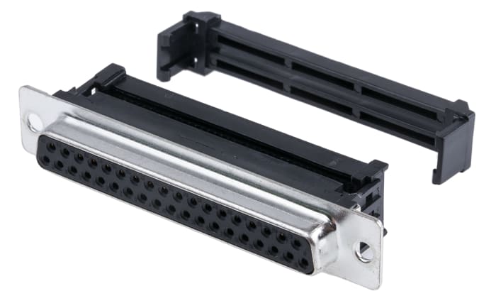 RS PRO 37 Way Cable Mount D-sub Connector Socket, 1.27mm Pitch