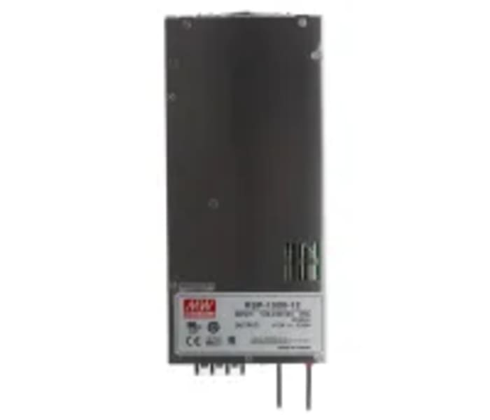 MEAN WELL Switching Power Supply, RSP-1500-12, 12V dc, 125A, 1.5kW, 1 Output, 127 → 370 V dc, 90 → 264 V