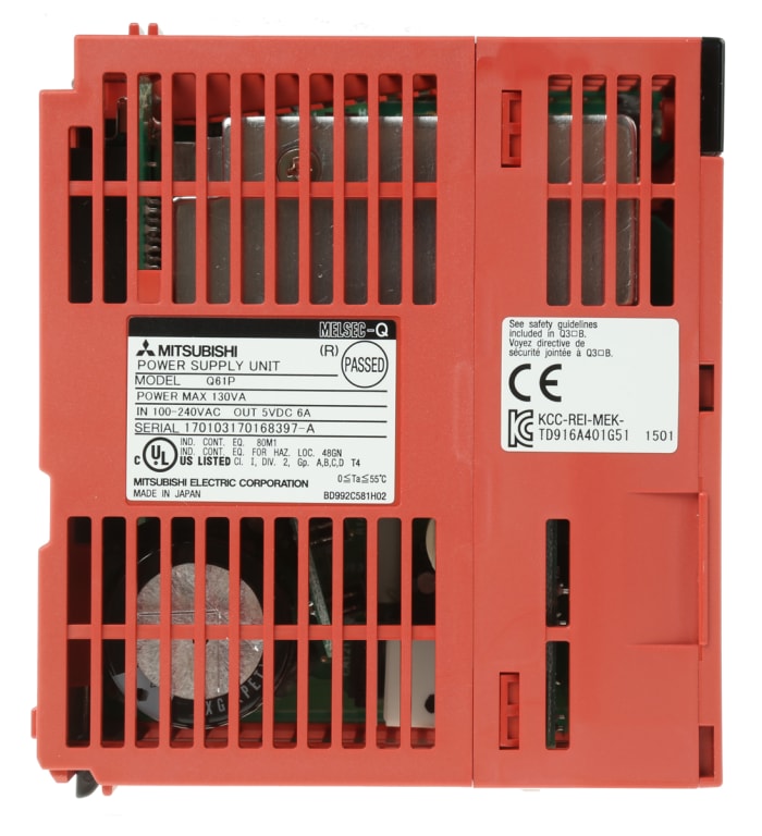 Q61P Mitsubishi Electric | Mitsubishi Electric Q61 Series Q61P Mitsubishi Electric | Mitsubishi Electric Q61 Series