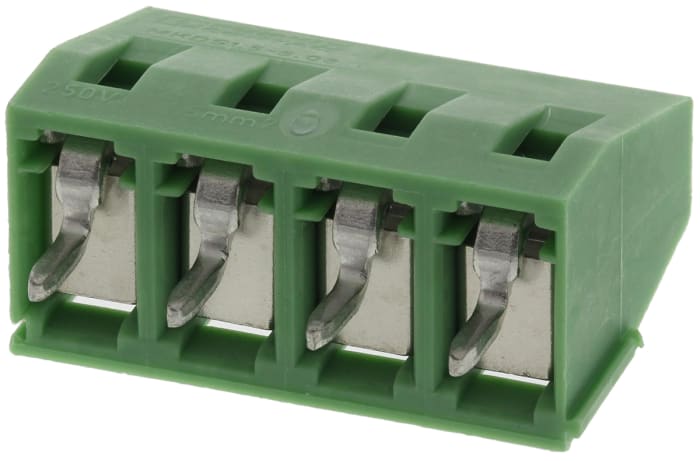 Svorková lišta PCB, řada: MKDS 1.5/4-5.08, rozteč: 5.08mm, počet řad: 1, počet kontaktů: 4, orientace těla: Rovný,