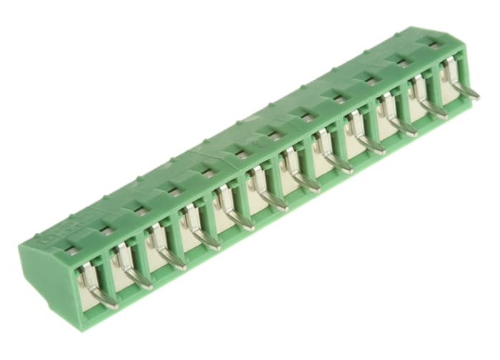 Bloque de terminales PCB Recta Phoenix Contact serie MKDS 1/12-3.81 12 contactos 1 filas, paso 3.81 mm