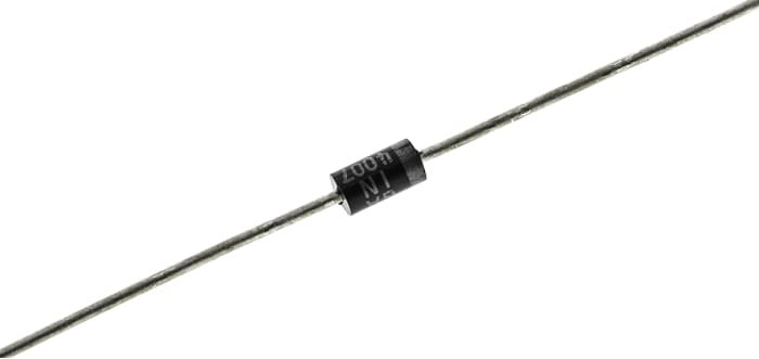 onsemi 1000V 1A, Rectifier Diode, 2-Pin DO-41 1N4007RLG