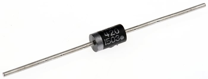 onsemi 200V 4A, Rectifier Diode, 2-Pin DO-201AD MUR420RLG