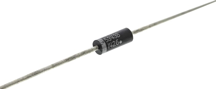 onsemi, 7.5V Zener Diode 5% 5 W Through Hole 2-Pin DO-15