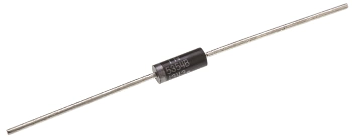 onsemi, 17V Zener Diode 5% 5 W Through Hole 2-Pin DO-15